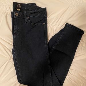 Just Black Jeans with Ripped Knees